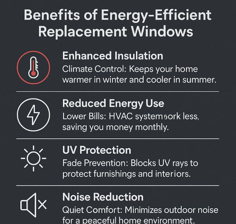 Benefits of Energy-Efficient Replacement Windows